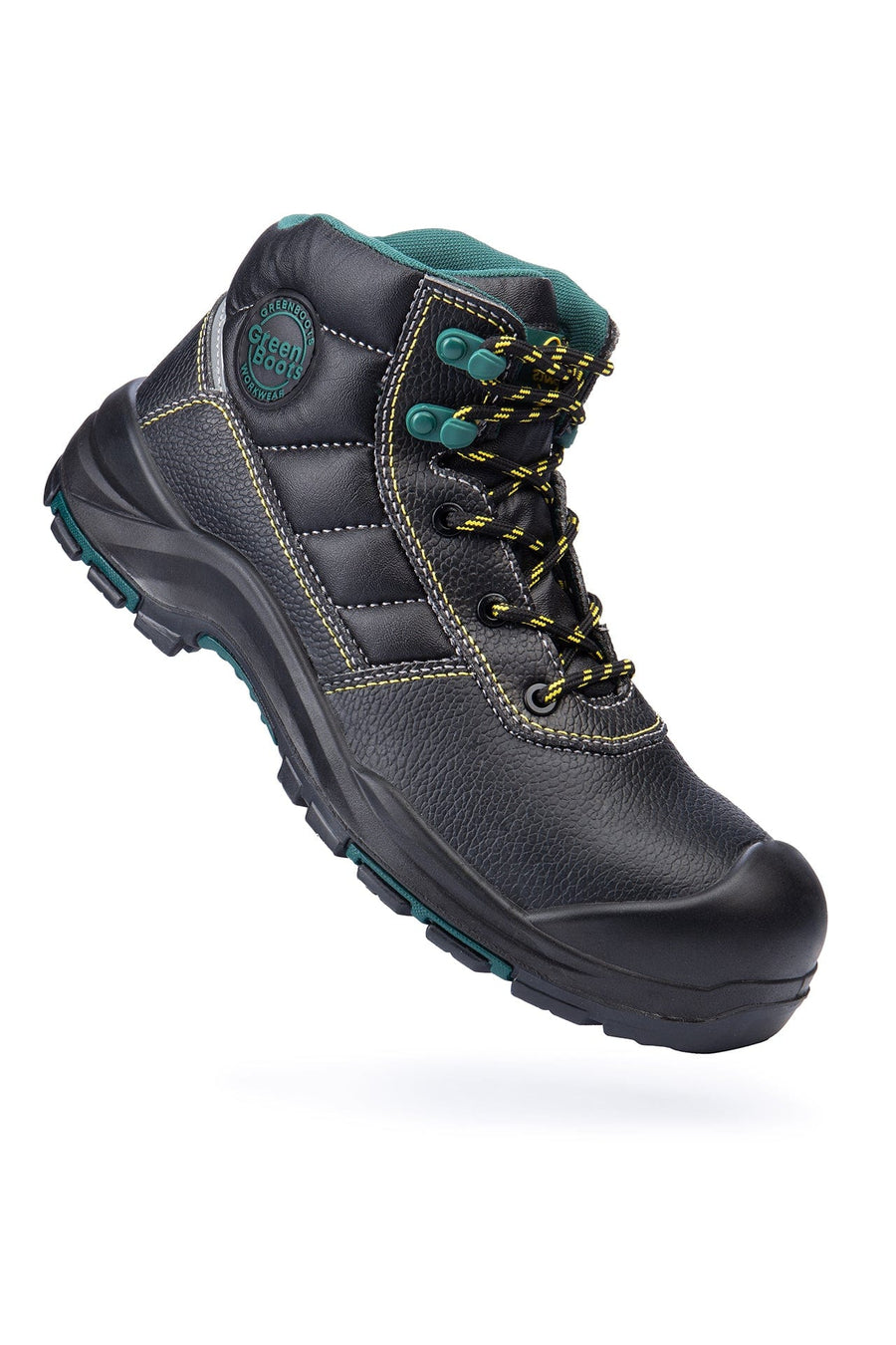 YURINOX GreenBoots Men's 6" Slip-Resistant Composite Toe Work Boots
