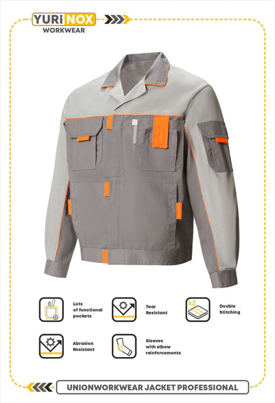 UNIONWORKWEAR™  PRO Men's Water-Resistant Utility Jacket