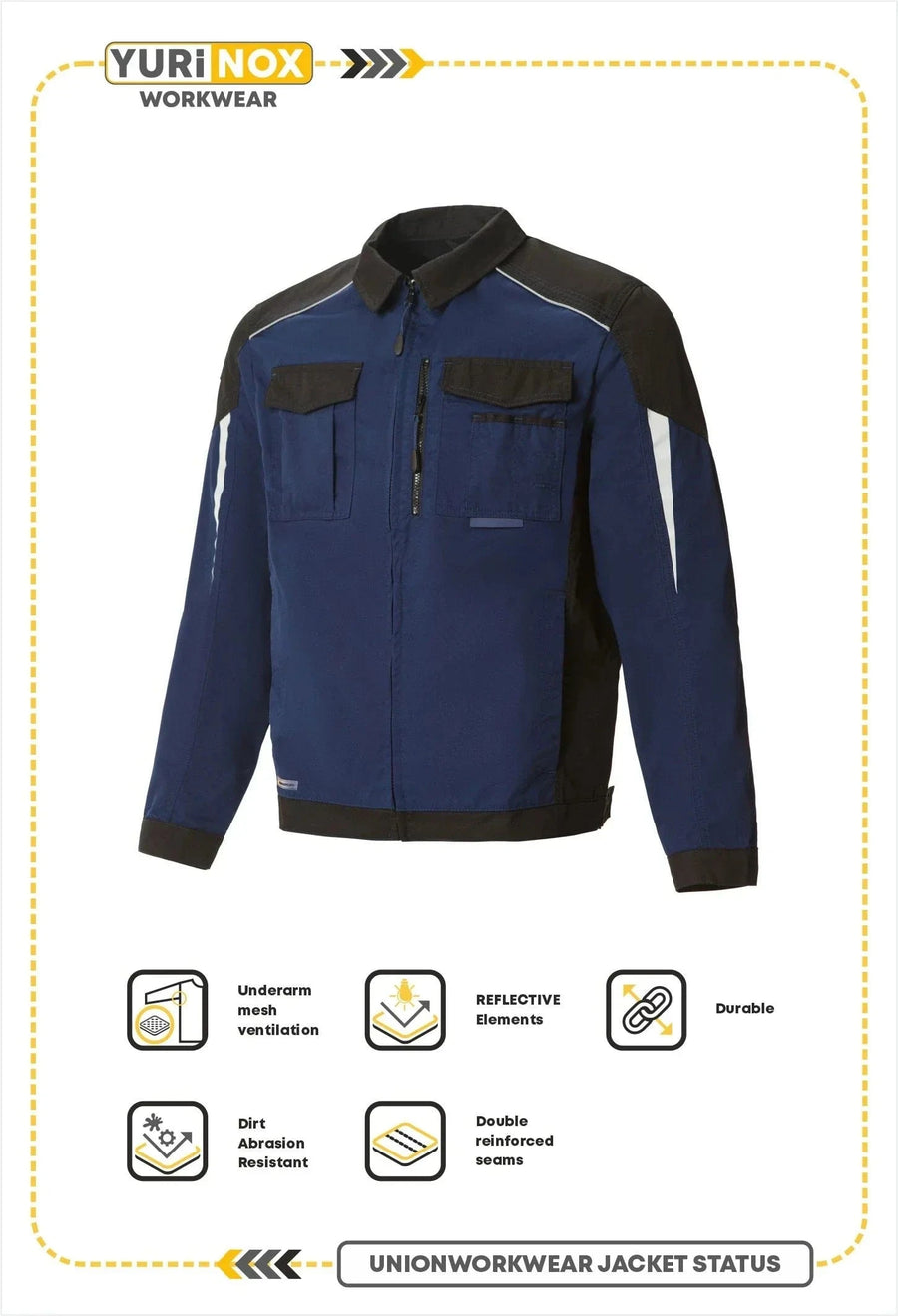 UNIONWORKWEAR Status Men's Utility Work Jacket