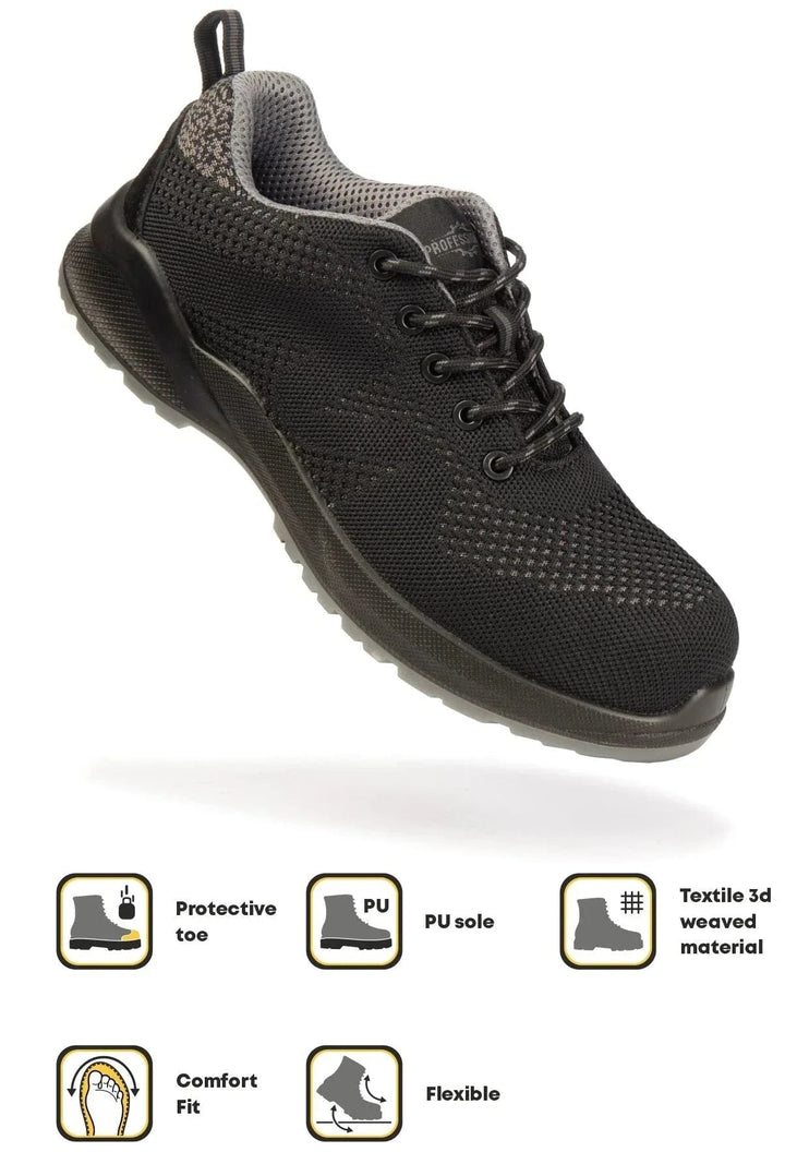 YURINOX Pro Men's Breathable Composite Toe Work Sneakers