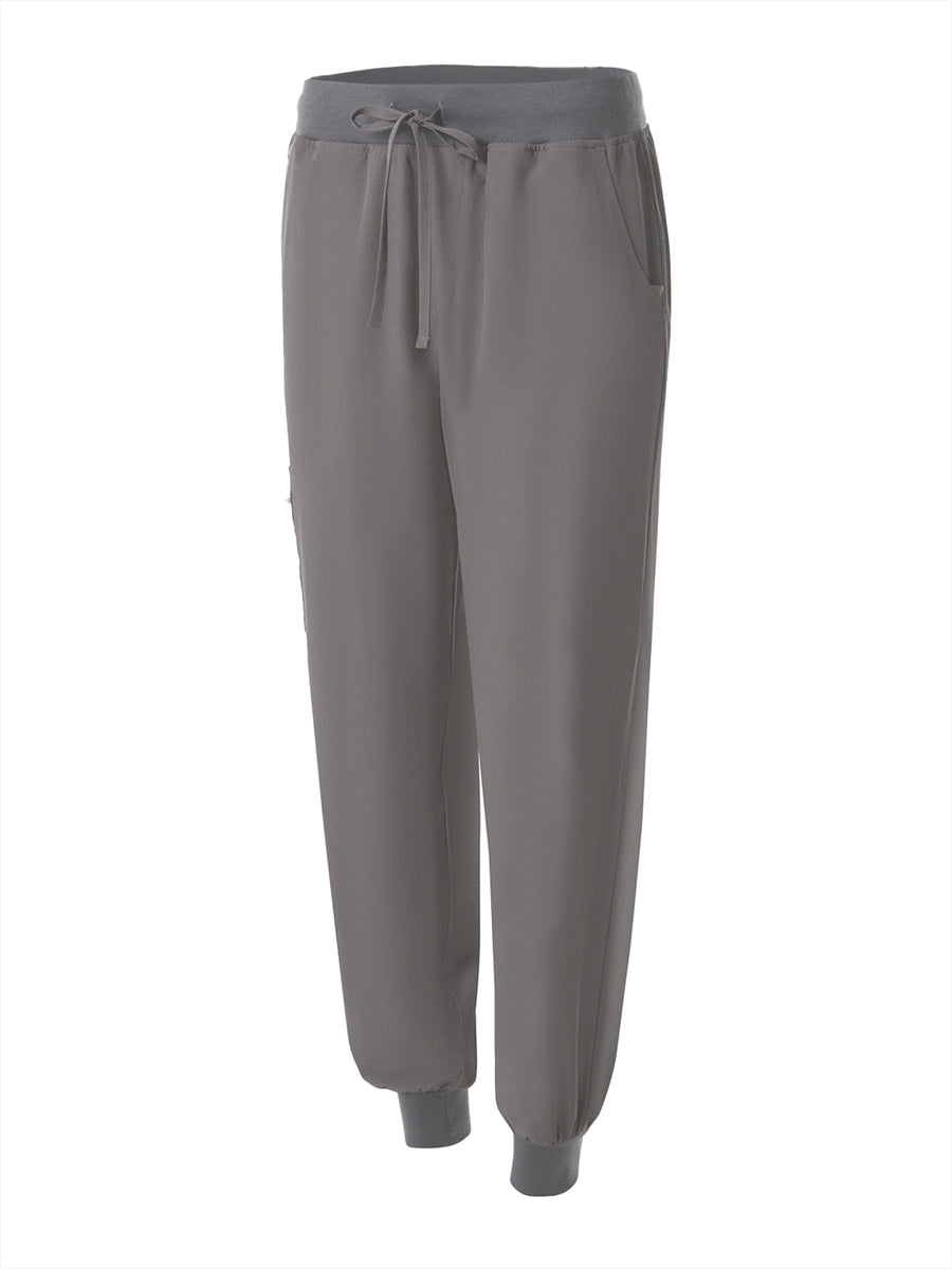 ERGOFIVE ACTIVE Women's 4-Way Stretch Cargo Scrub Joggers EAPW05