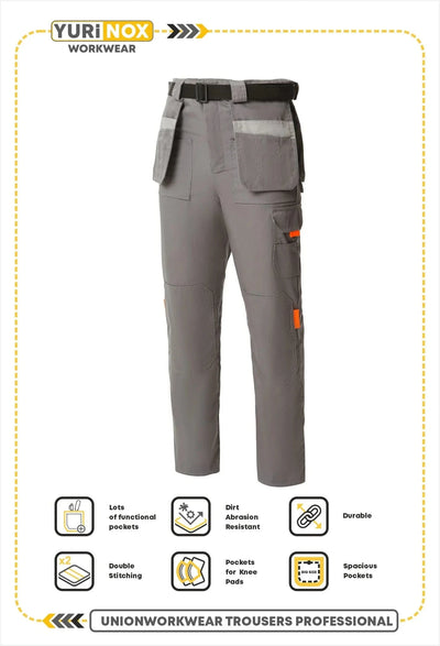 UNIONWORKWEAR™ PRO Men's Industrial Double Knee Work Pants