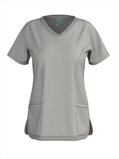 ERGOFIVE ACTIVE Women's 4-Way Stretch Mesh Scrub Top EAJW10