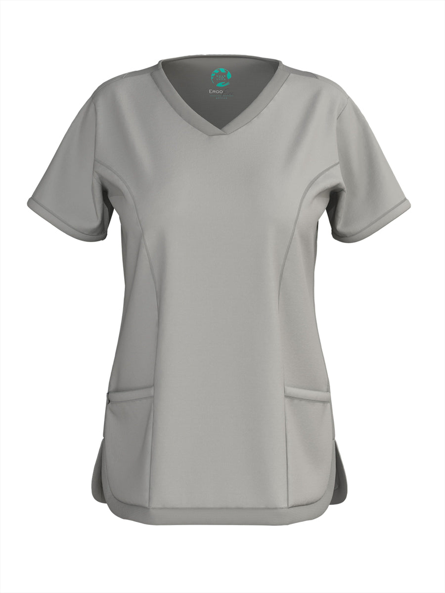 ERGOFIVE ACTIVE Women's 4-Way Stretch Mesh Scrub Top EAJW10