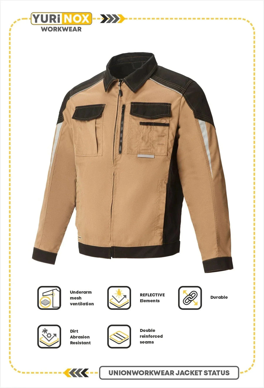 UNIONWORKWEAR Status Men's Utility Work Jacket