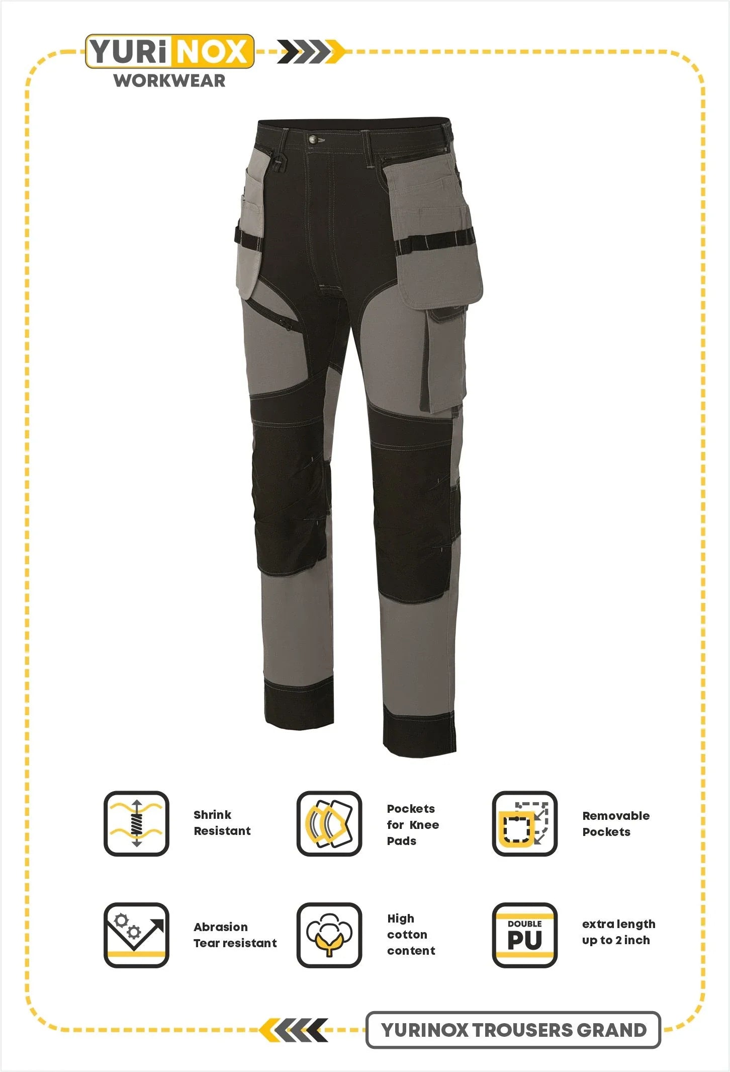 YURINOX PANTS (TROUSERS) GRAND