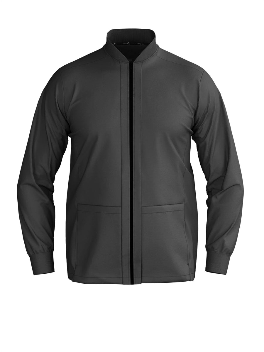 ERGOFIVE ACTIVE Unisex 4-Way Stretch Full-Zip Scrub Jacket EAJU08