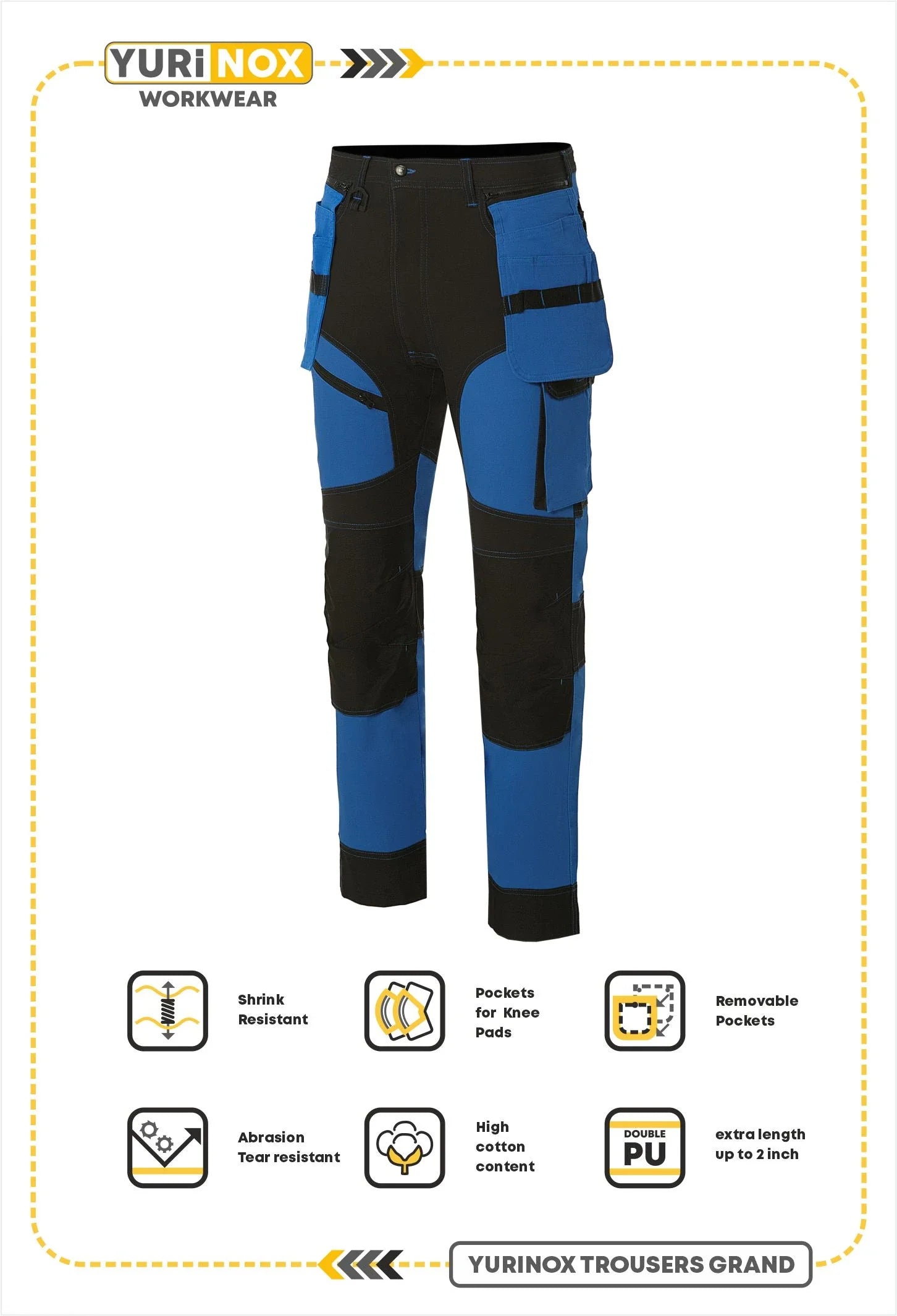 YURINOX PANTS (TROUSERS) GRAND