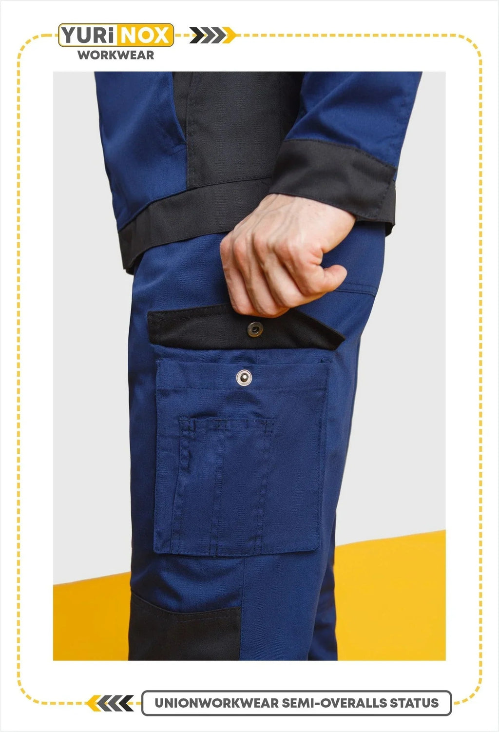 STATUS ™ Men's Regular Fit Shrink Resistant Work Bib Overalls