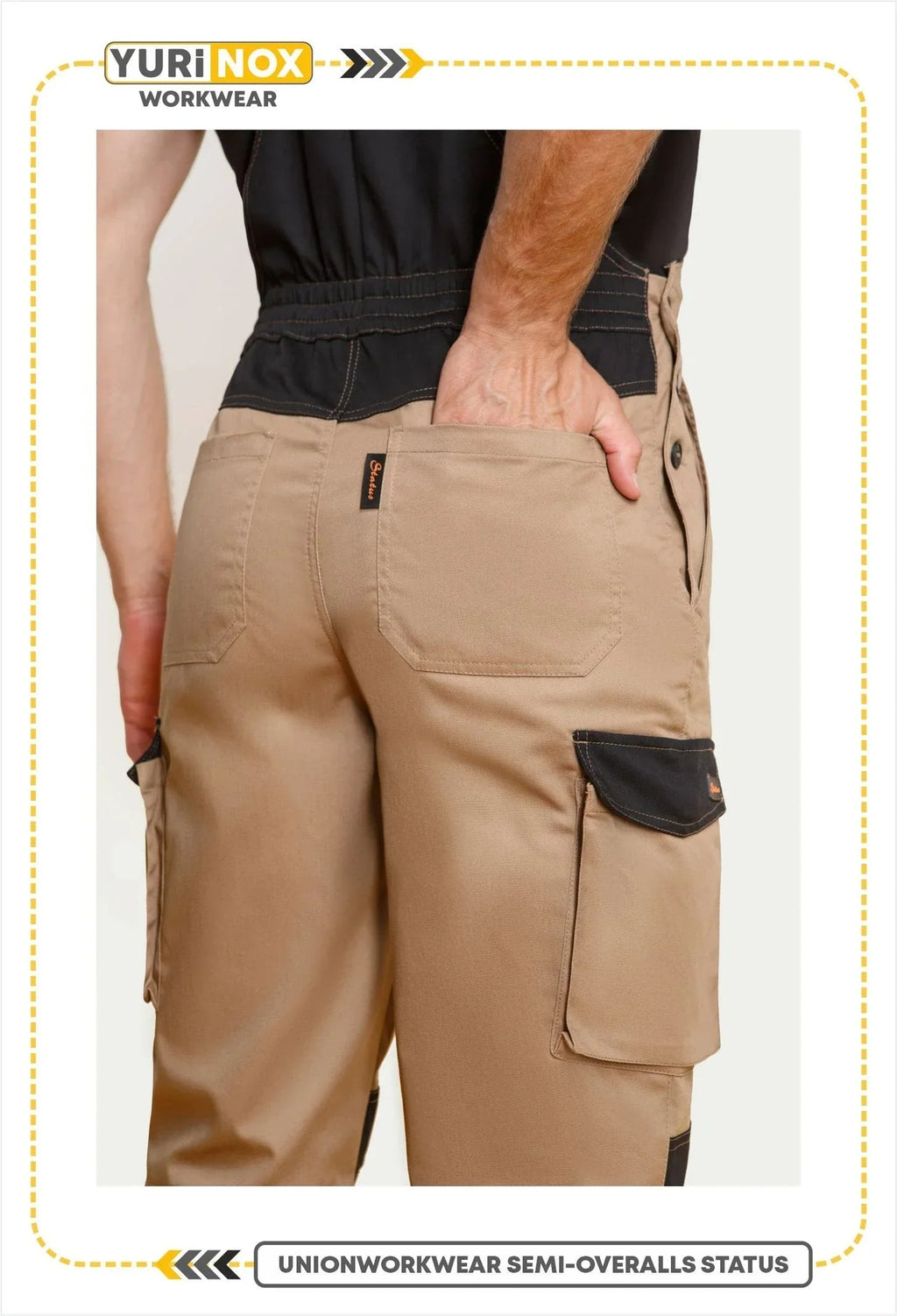 STATUS ™ Men's Regular Fit Shrink Resistant Work Bib Overalls