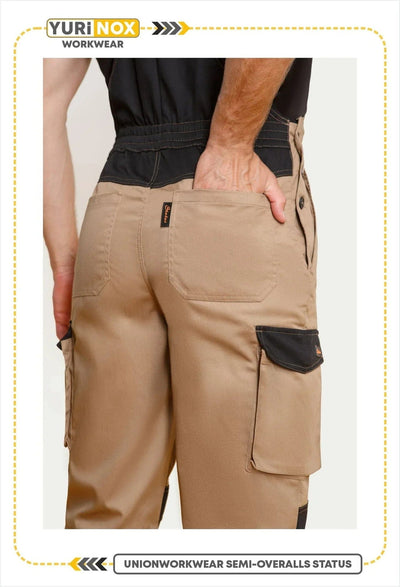 STATUS ™ Men's Regular Fit Shrink Resistant Work Bib Overalls