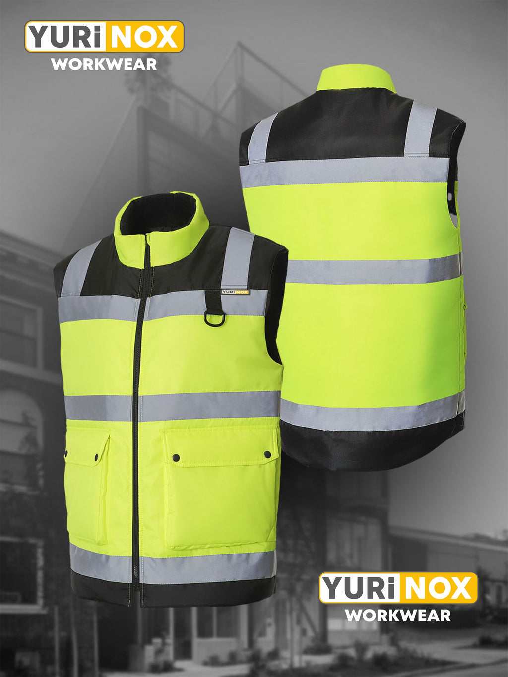 YURINOX SPECTR insulated Hi-Viz VEST