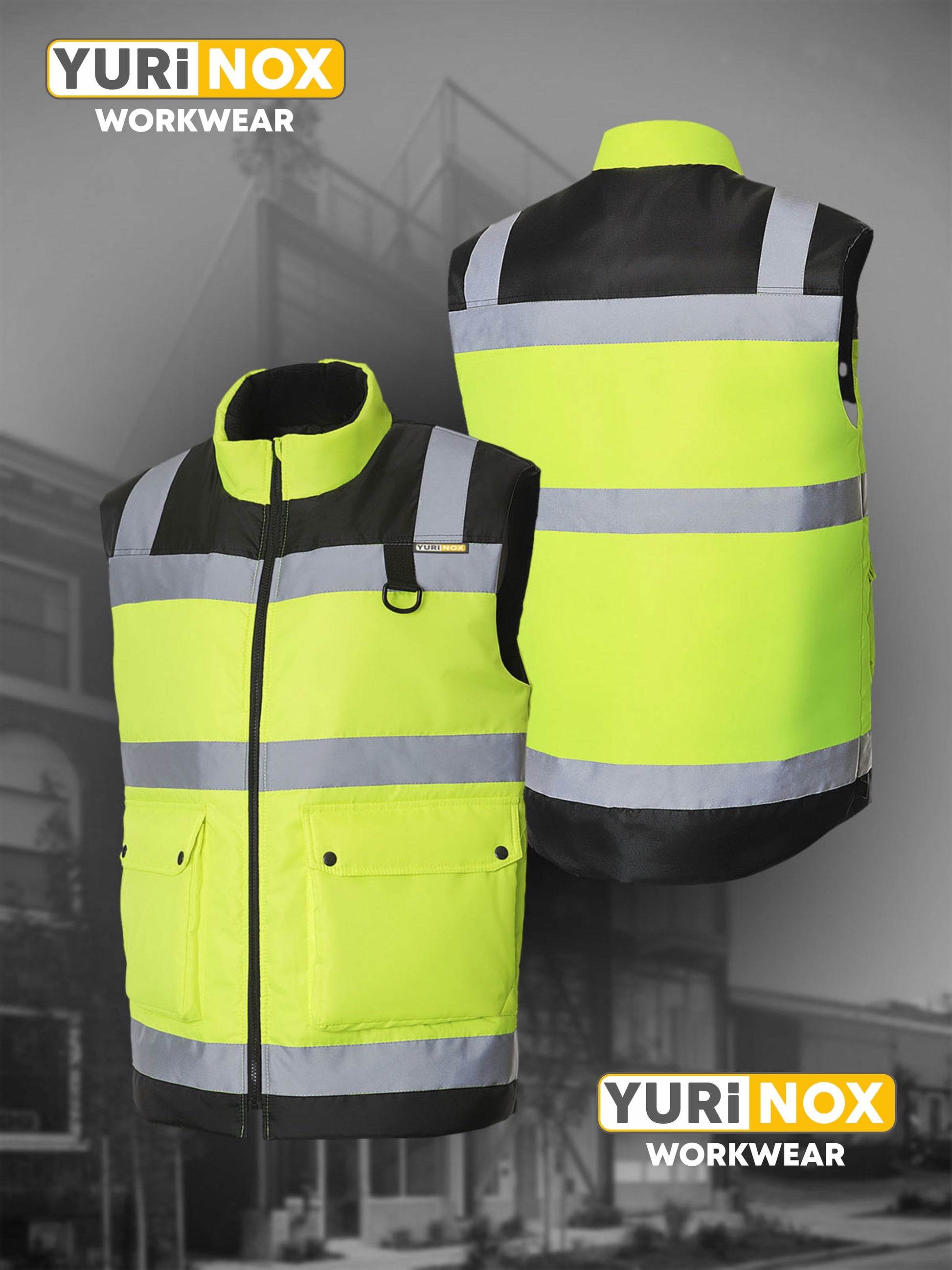 YURINOX SPECTR insulated Hi-Viz VEST