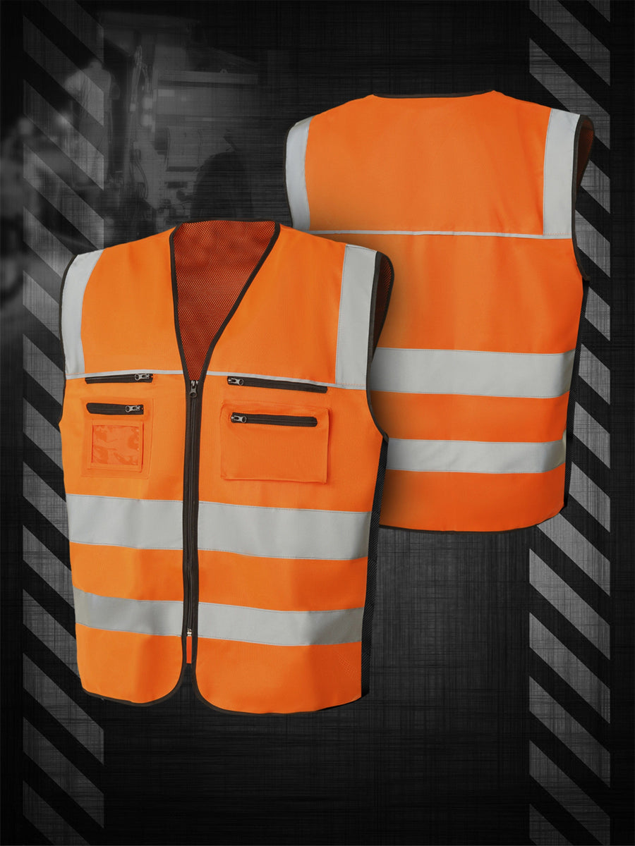 YURINOX Spectr Premium Men's Heavy-Duty Enhanced Visibility Vest