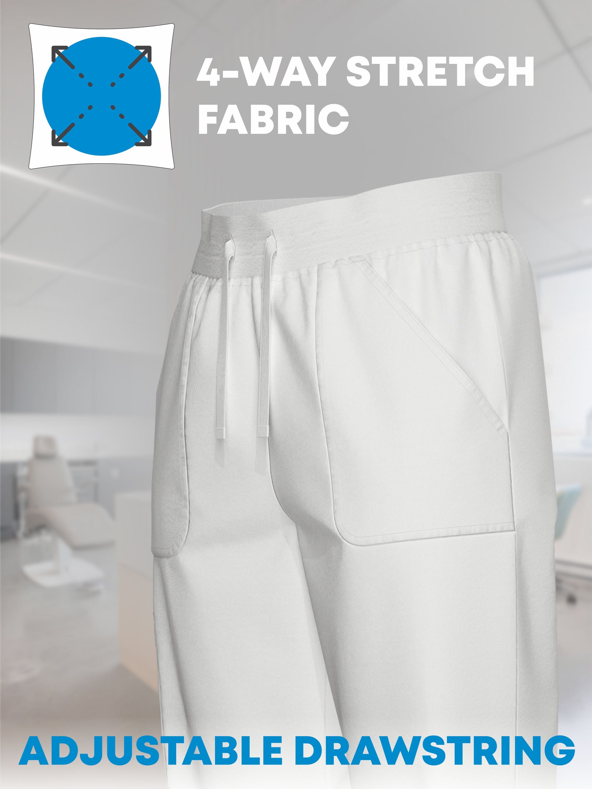 ERGOFIVE ACTIVE Women's Drawstring 4WS Joggers EAPW01