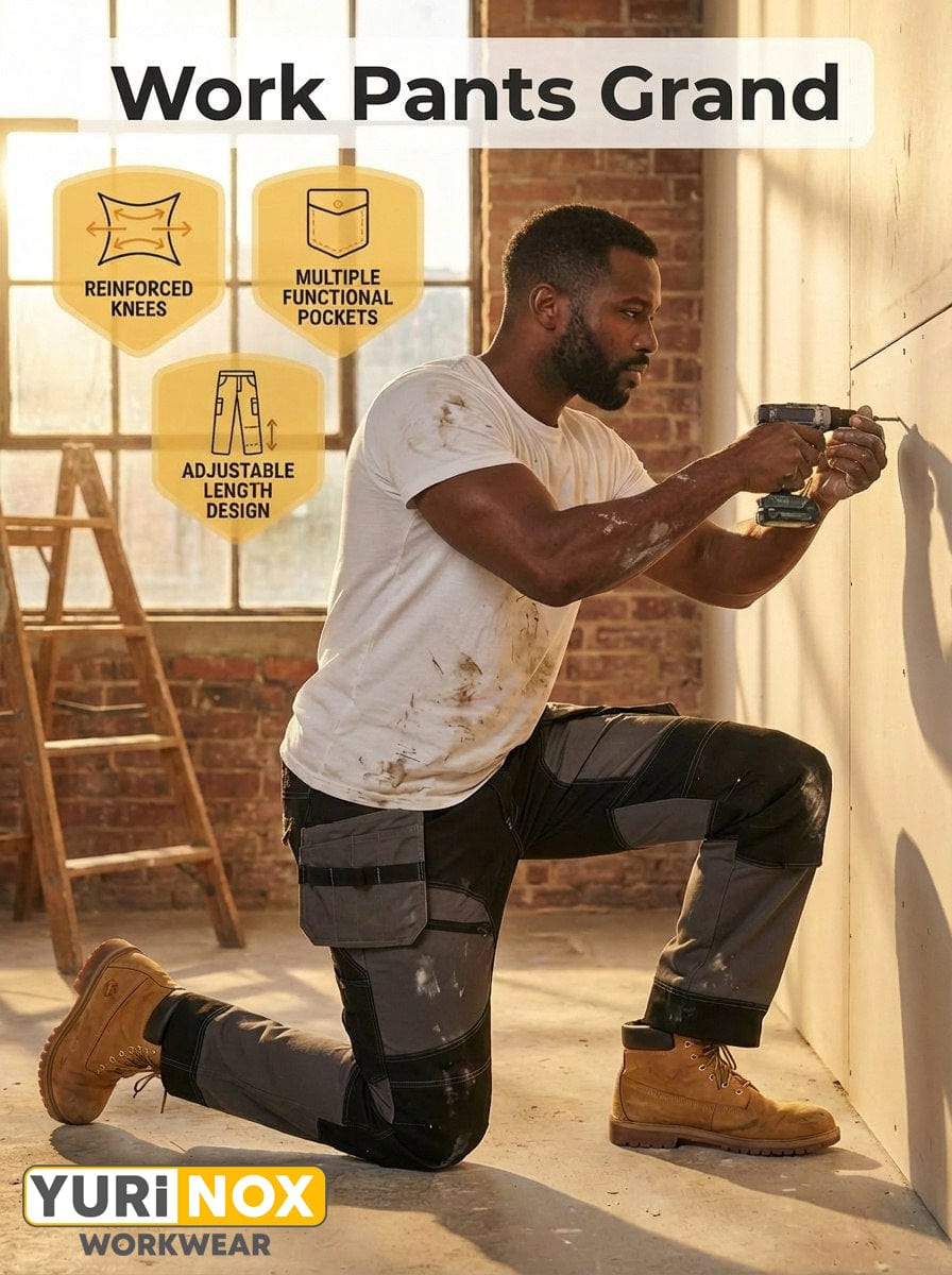 UNIONWORKWEAR Grand Men's Flex Canvas Tradesman Work Pants