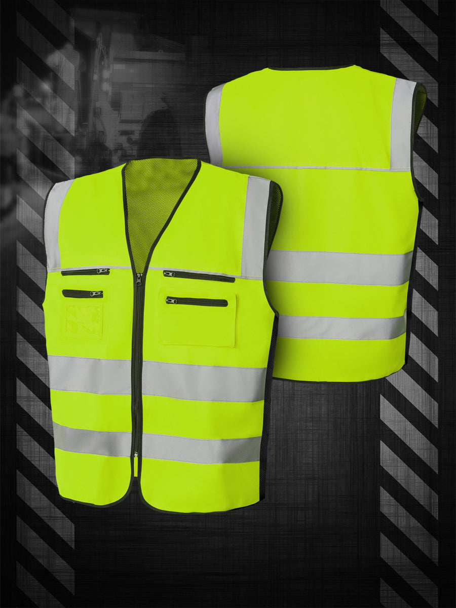 YURINOX Spectr Premium Men's Heavy-Duty Enhanced Visibility Vest