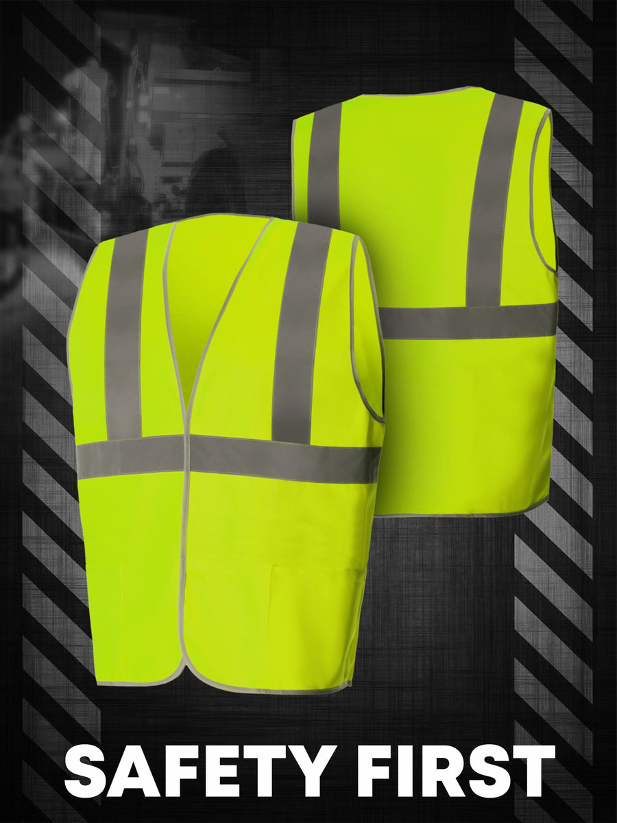 UNIONWORKWEAR Spectr 2 Men's Adjustable Enhanced Visibility Vest