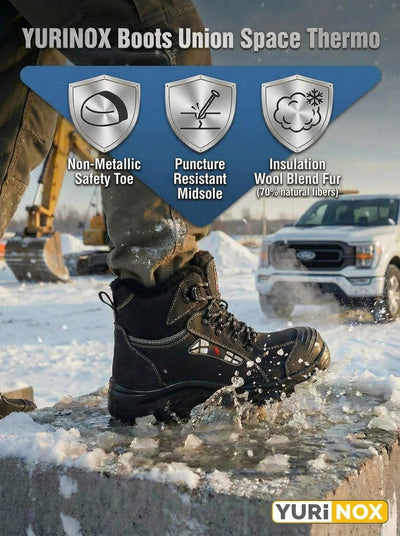 Men's UnionSpace™ 6" Slip-resistant Insulated Waterproof Composite Toe Work Boots