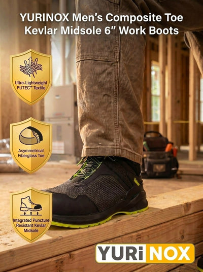 Men's TAKER™ 6" Lightweight Composite Toe Work Boots