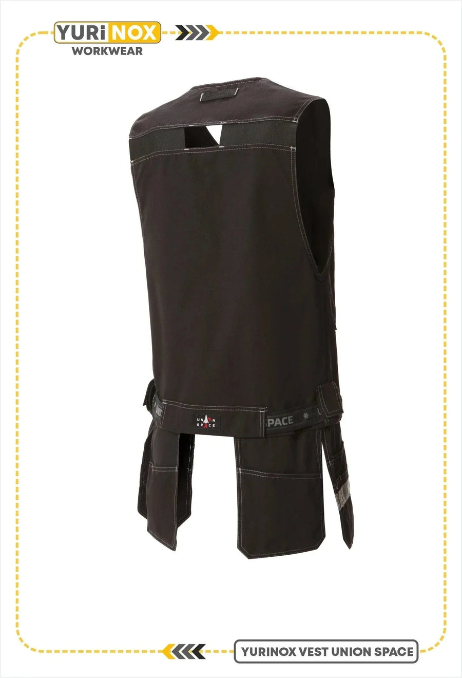 YURINOX UnionSpace Men's Water-Repellent Utility Work Vest