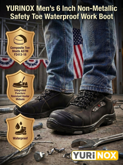 Men's UnionSpace™ 6" Slip-resistant  Waterproof Composite Toe Work Boots
