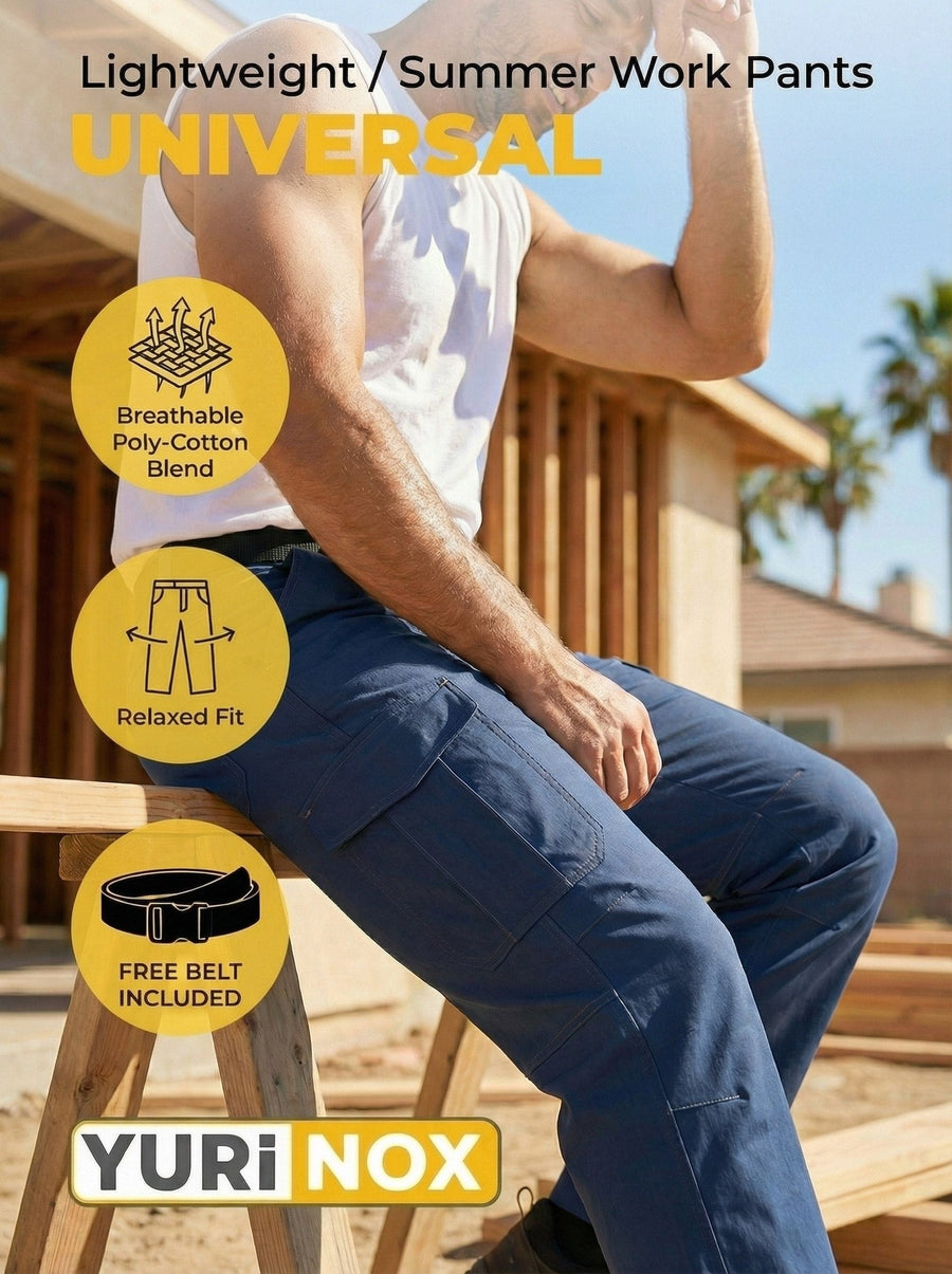 UNIONWORKWEAR Universal Men's Water-Resistant Cargo Work Pants