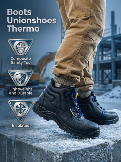 Men's UnionShoes™ 6" Composite Toe Insulated Leather Work Boots