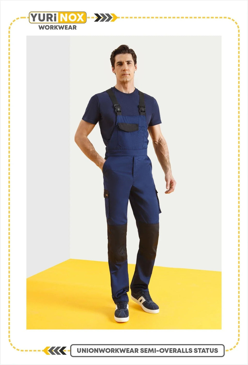 STATUS ™ Men's Regular Fit Shrink Resistant Work Bib Overalls