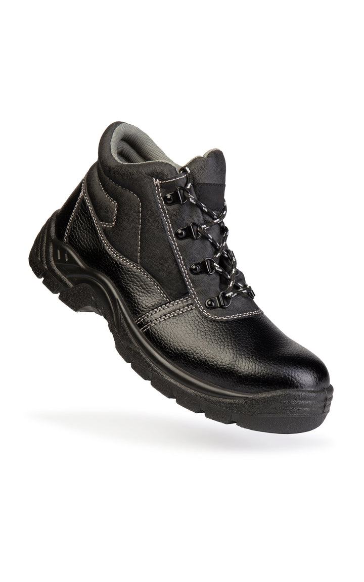 Steel safety toe for impact and compression protection