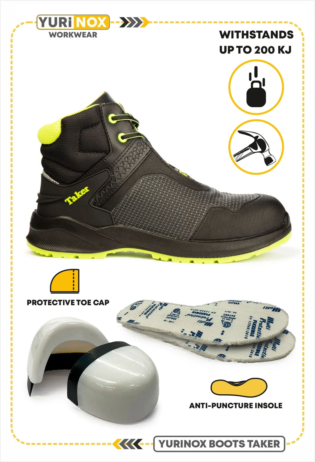 Men's TAKER™ 6" Lightweight Composite Toe Work Boots