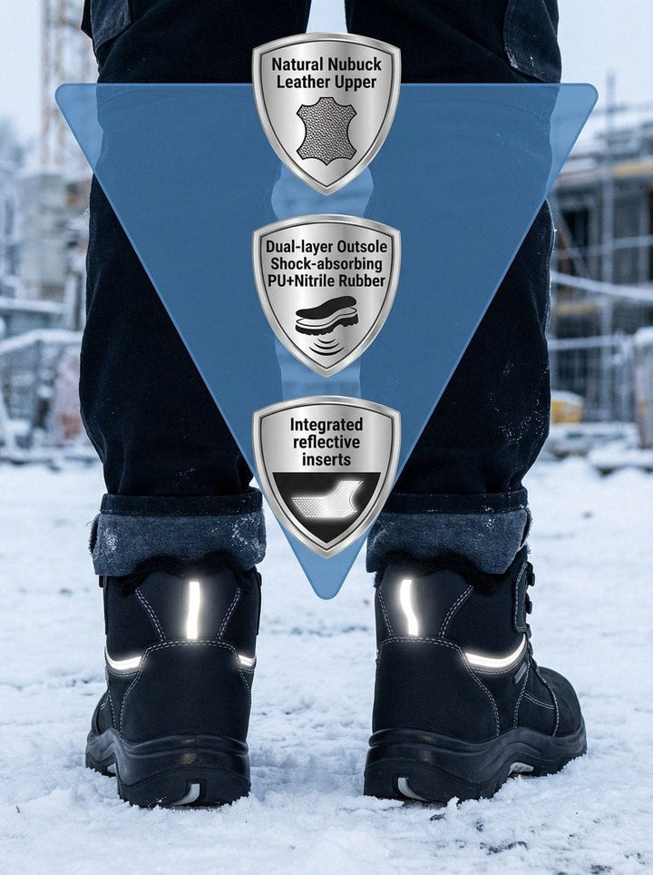 YURINOX UnionSpace Men's 6" Insulated Waterproof Composite Toe Boots