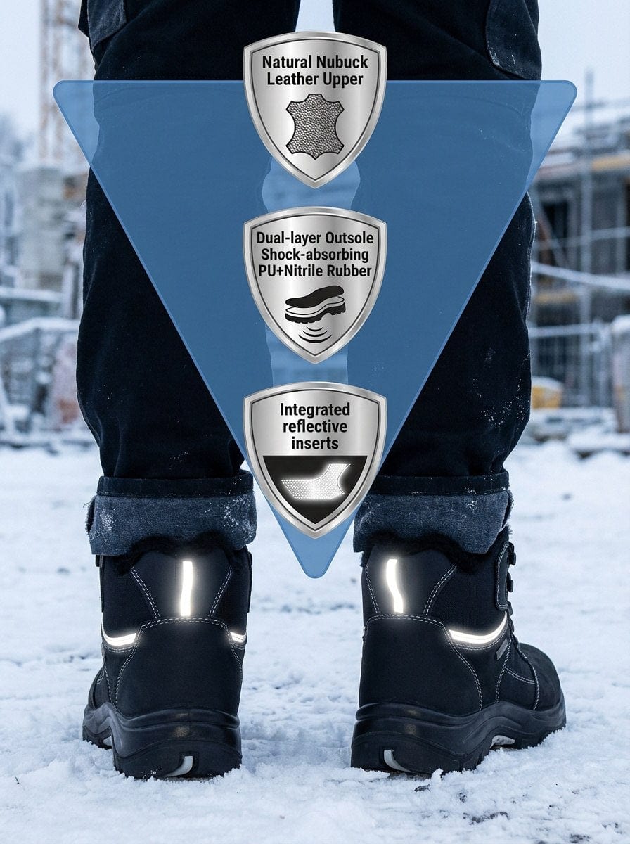 YURINOX UnionSpace Men's 6" Insulated Waterproof Composite Toe Boots