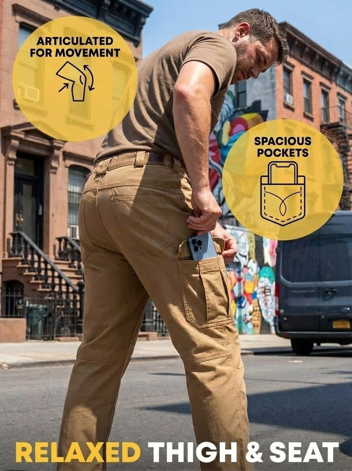 UNIONWORKWEAR Universal Men's Water-Resistant Cargo Work Pants
