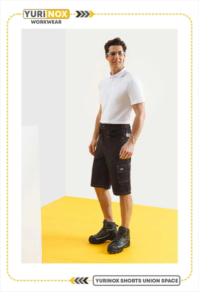 UNIONSPACE ™Men's Heavy Duty Holster Pocket Work Shorts 