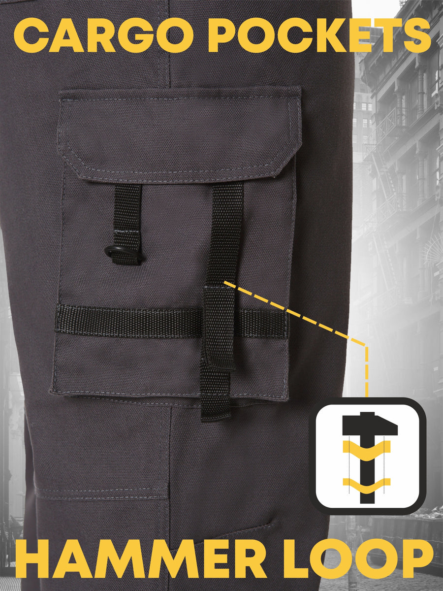 YURINOX Cottura Men's Canvas Cargo Work Joggers