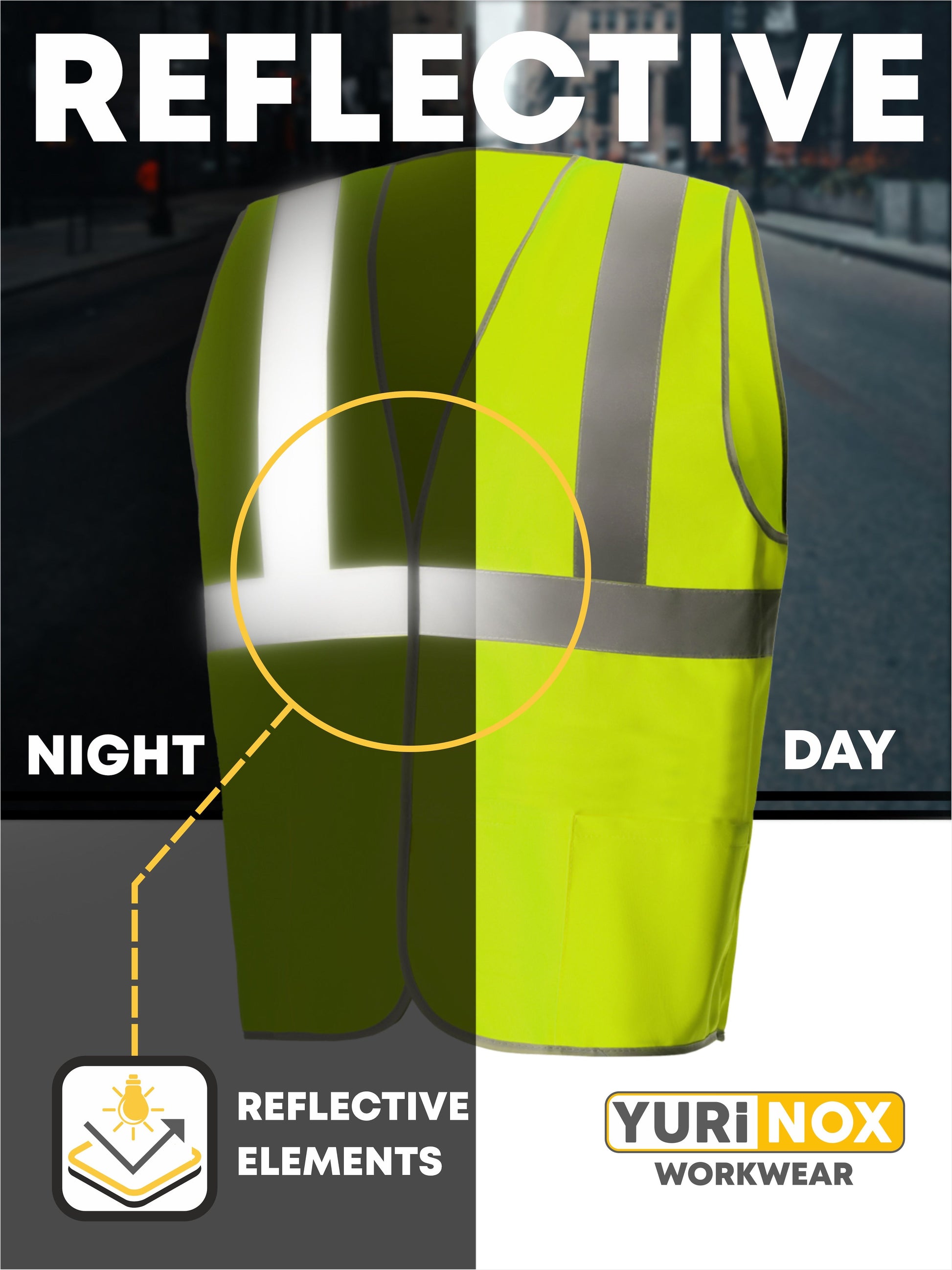 UNIONWORKWEAR SPECTR 2 Hi-Viz VEST