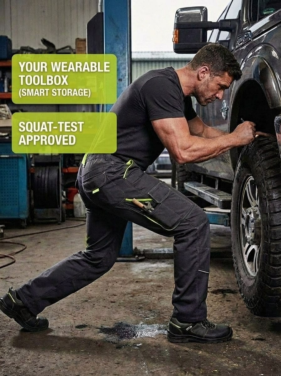 YURINOX Next Men's Performance Cargo Work Pants