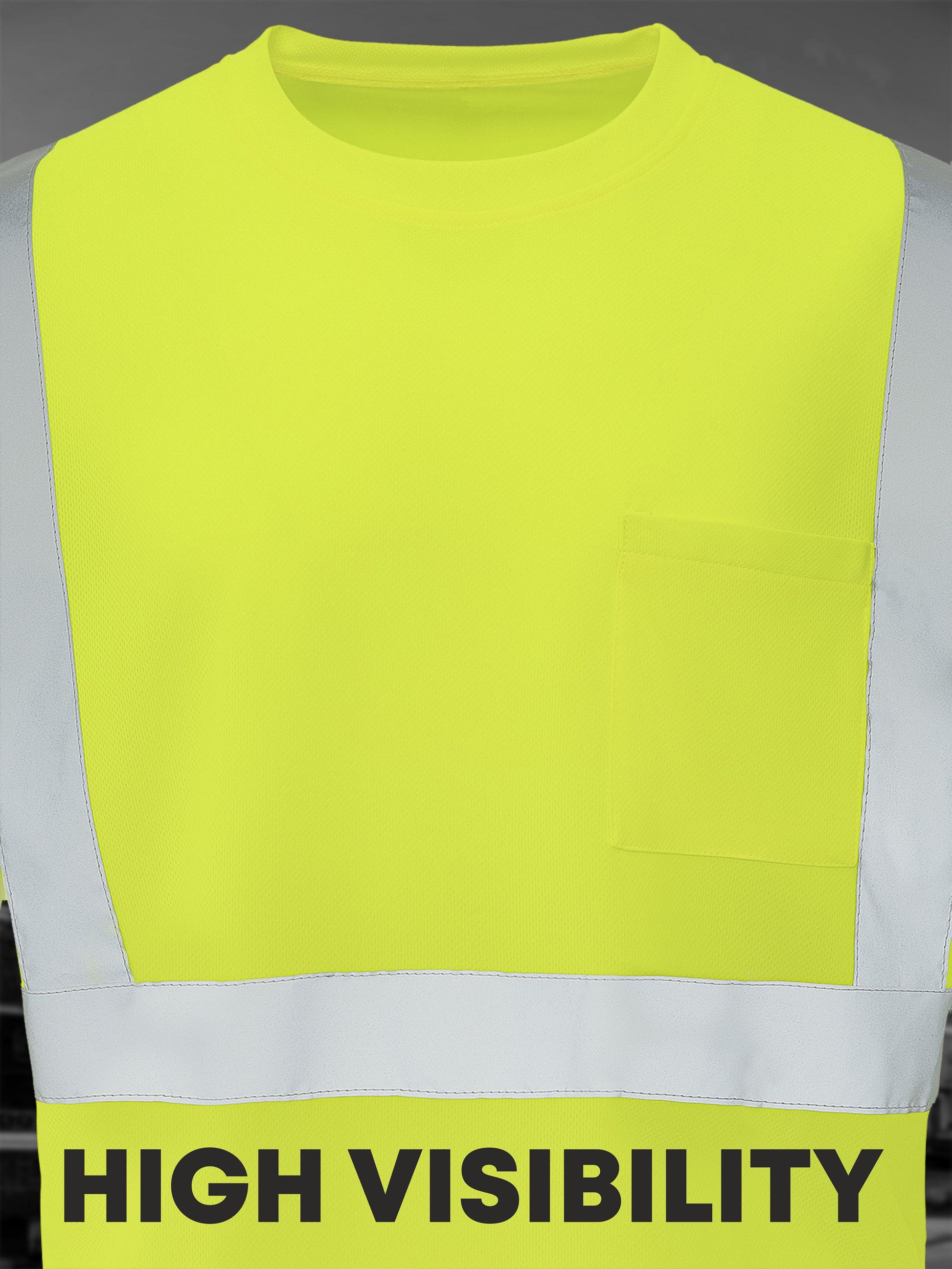 YURINOX Hi-Viz reflective strip T-SHIRT