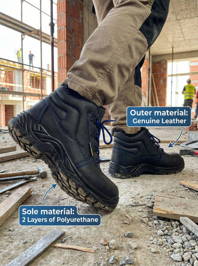 Men's UnionShoes™ 6" Composite Toe Insulated Leather Work Boots