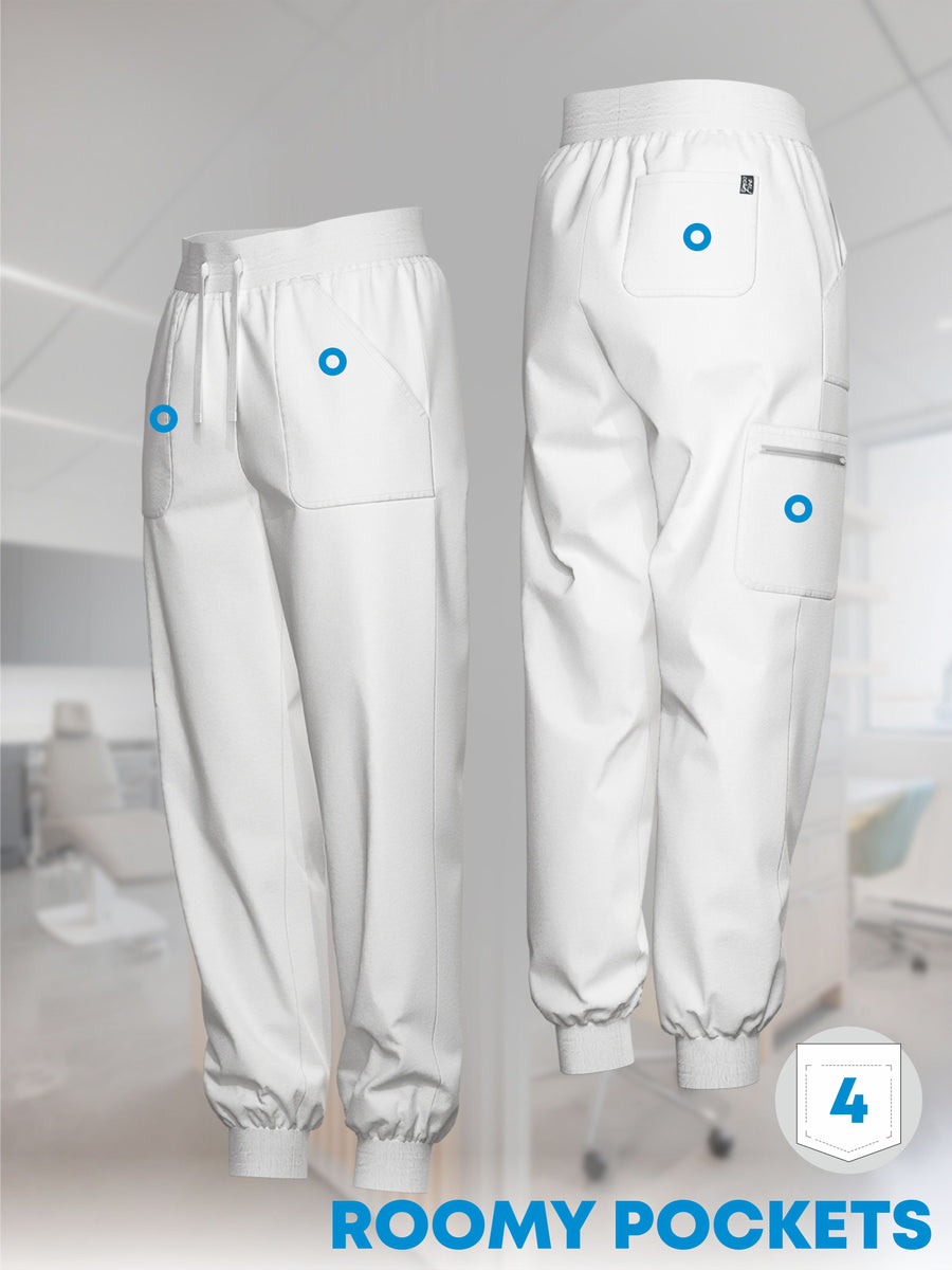 ERGOFIVE ACTIVE Women's 4-Way Stretch Scrub Joggers EAPW01