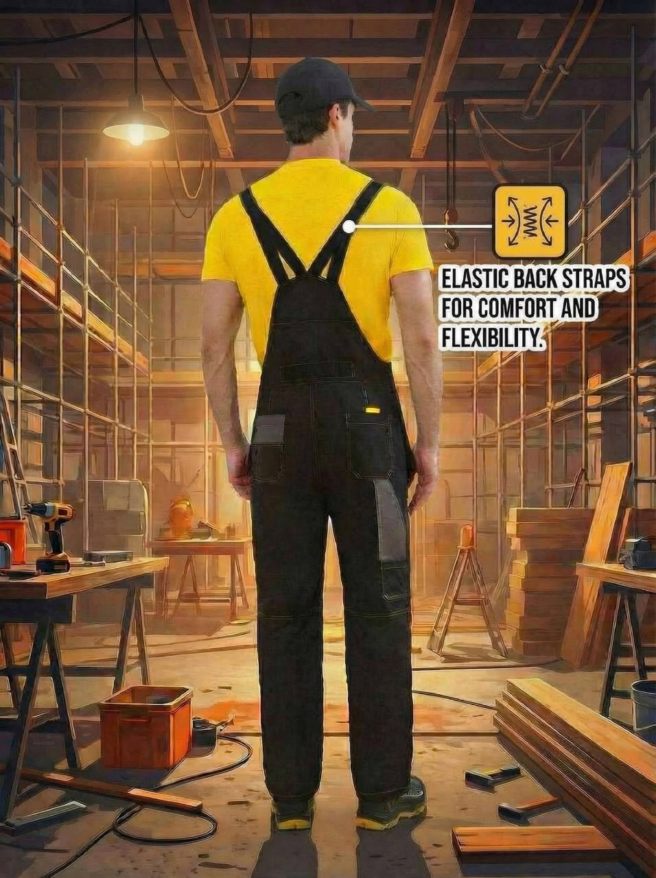 YURINOX BIB OVERALLS (SEMI-OVERALLS) GENESIS