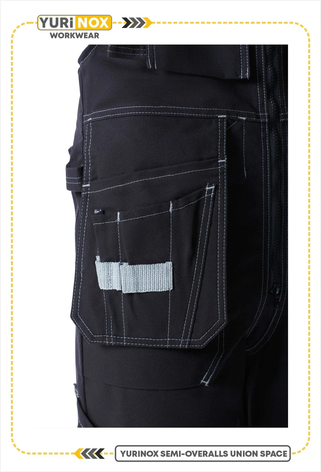 YURINOX BIB OVERALLS (SEMI-OVERALLS) UNION SPACE