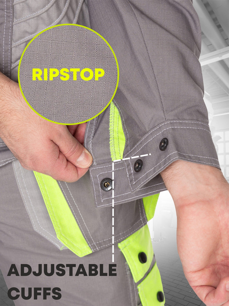 YURINOX Progress Men's Ripstop Utility Work Jacket