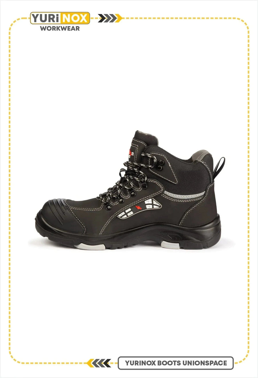 YURINOX UnionSpace Men's 6" Waterproof Composite Toe Work Boots