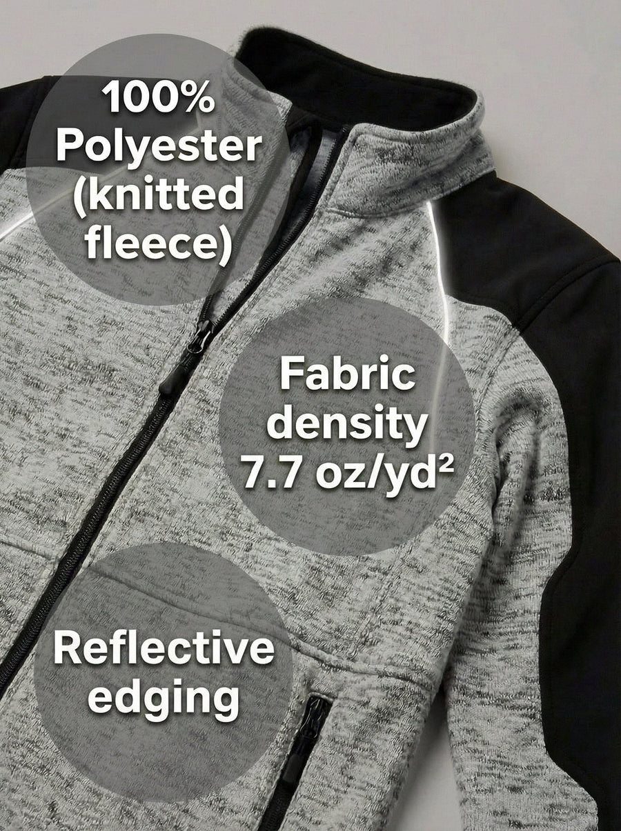 UNIONWORKWEAR Men's Full-Zip Fleece-Lined Work Sweatshirt