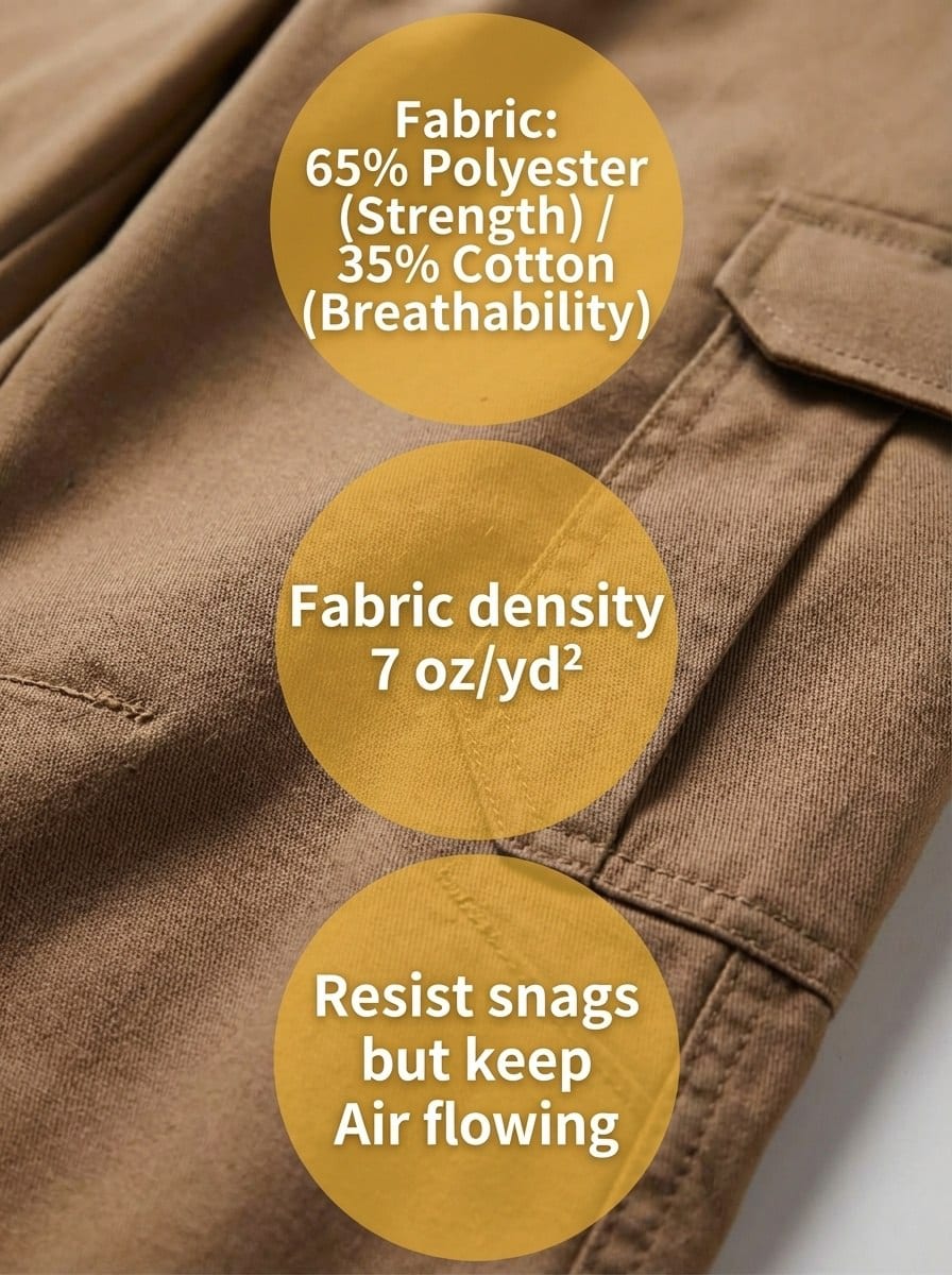 UNIONWORKWEAR Universal Men's Water-Resistant Cargo Work Pants