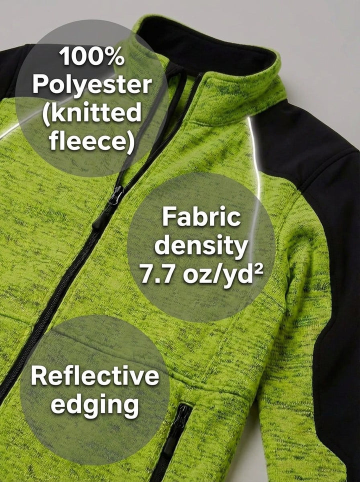 UNIONWORKWEAR Men's Full-Zip Fleece-Lined Work Sweatshirt