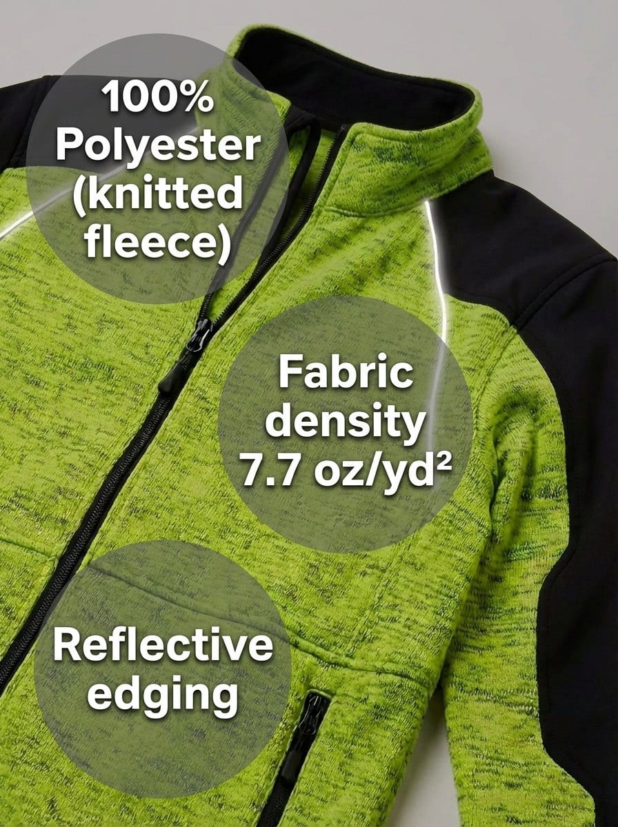 UNIONWORKWEAR Men's Full-Zip Fleece-Lined Work Sweatshirt