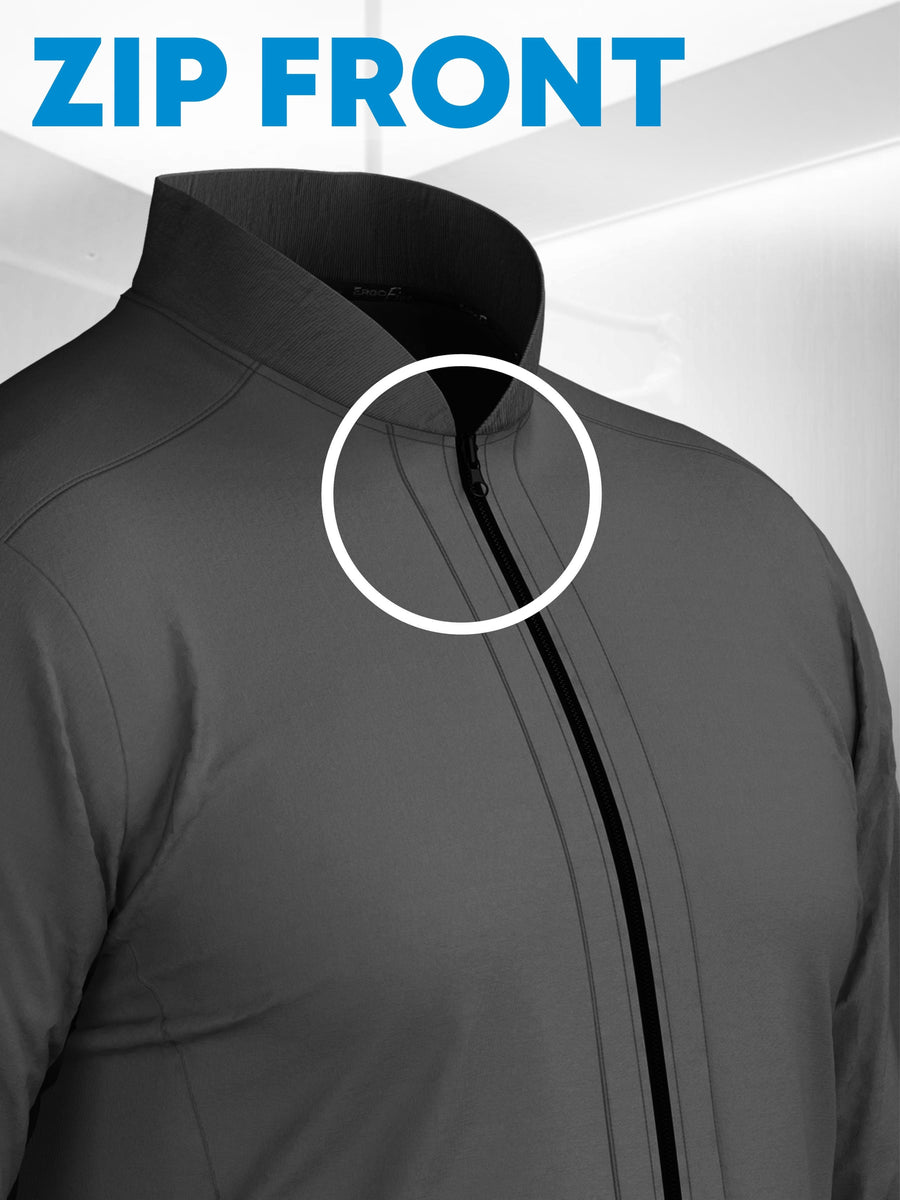 ERGOFIVE ACTIVE Unisex 4-Way Stretch Full-Zip Scrub Jacket EAJU08